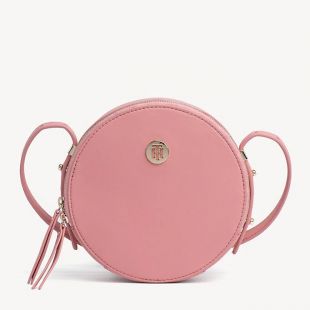Sac bandoulière rond à monogramme | ROSE | Tommy Hilfiger
