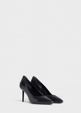 Sharp Pump In Shiny Calfskin