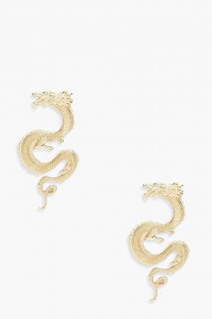 Boucles d’oreilles imposantes dragon