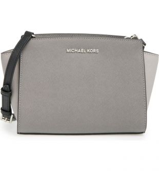 'Selma - Medium' Saffiano Leather Crossbody Bag