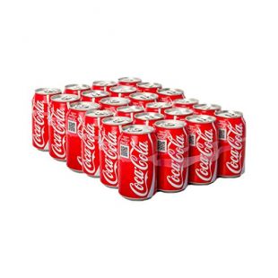 Coca Cola Bebida Refrescante - Paquete de 24 x 13.75 ml - Total: 330 ml