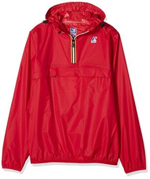 K-Way Leon Cappotto, Rosso (Red K08), Medium (Taglia Produttore:Mesi) Uomo