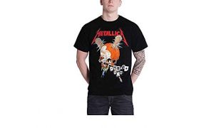 Metallica T Shirt Damage Inc Tour Band Logo Nouveau Officiel Homme