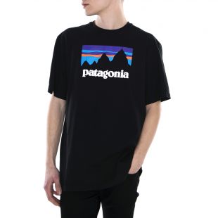 Patagonia T-Shirt Shop Sticker responsibili-Tee Black Black  | eBay