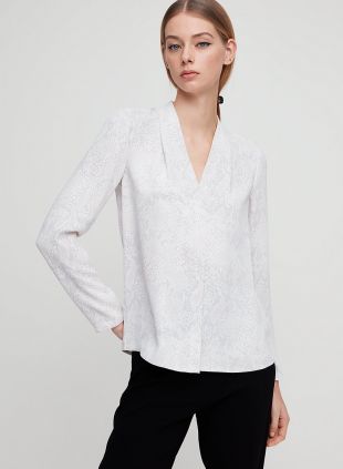 Akira Blouse in Espace / Grey by