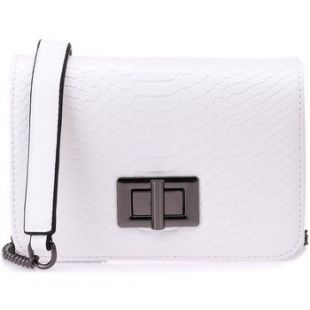 La Modeuse - Sac bandoulière blanc aspect reptile17,99