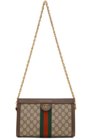 Gucci - Beige GG Supreme Ophidia Bag
