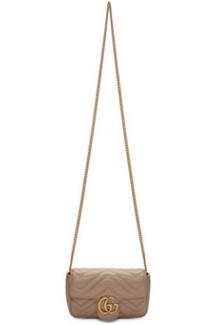 Gucci - Pink Super Mini GG Marmont Bag