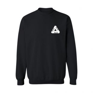 Sweatshirt Black Cotton Knit