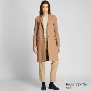 MANTEAU CHESTERFIELD EN CACHEMIRE MÉLANGÉ FEMME | UNIQLO