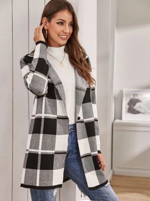 Manteau À Carreaux