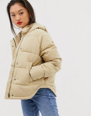 Selected Femme - Doudoune à capuche - Beige | ASOS