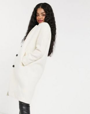 Pimkie - Caban boutonné devant - Blanc | ASOS