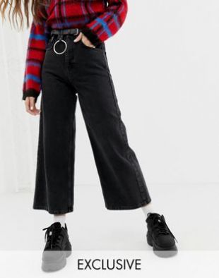 Reclaimed Vintage - The '93 - Jean coupe large - Noir délavé | ASOS