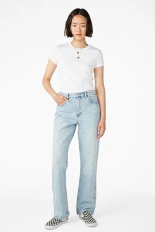 Kyo light blue jeans - Still waters blue - Jeans - Monki FR