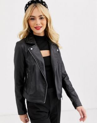 Lipsy - Perfecto en PU - Noir | ASOS