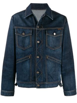 Veste Boxy En Denim Tom Ford