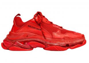 Balenciaga Triple S Red Clear Sole