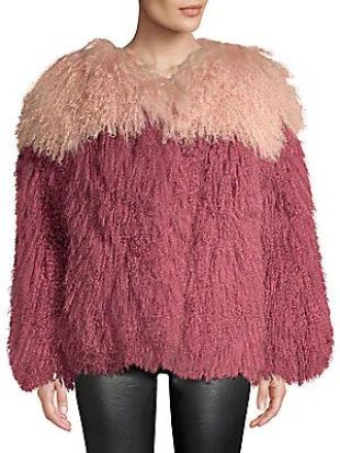 H Brand - Andie Two-Tone Shearling Jacket