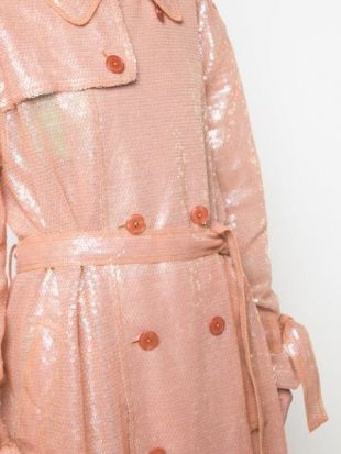 Ashish Trench Brodé De Sequins - Farfetch