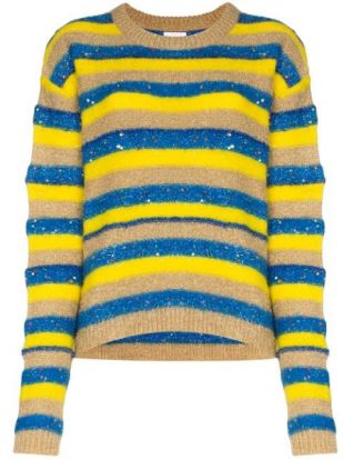 Ashish Pull à Rayures Pailletées - Farfetch