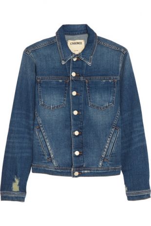L'Agence - Celine stretch-denim jacket