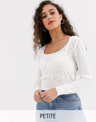 Miss Selfridge Petite - Pull - Blanc | ASOS
