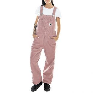 Carhartt W Bavoir Global Straight - Blush RincÃ©s - Salopette Femme Rose  | eBay