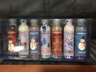 Simple Pleasures Six Piece Christmas Theme Shower Gel And Body Lotion Assortment  | eBay