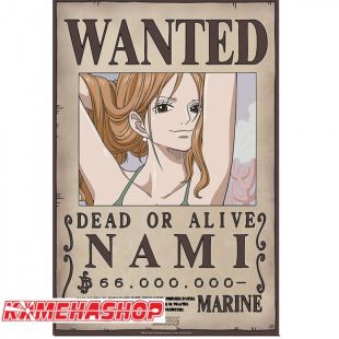 L'avis de recherche de Nami dans One Piece