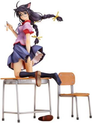 Bakemonogatari PVC Statue 1/8 Tsubasa Hanekawa 22 cm