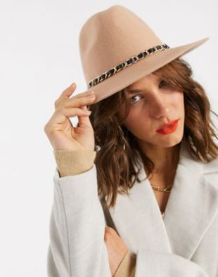 River Island - Fedora - Beige