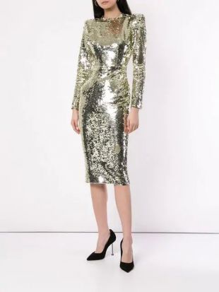 Elisa Sequin Dress
