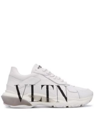 VLTN Print White  Sneakers
