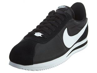 Nike Cortez Basic Nylon, Black/White-metallic Silver, 11.5