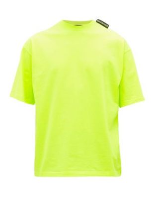 Balenciaga - Shoulder Tag Yellow Shirt