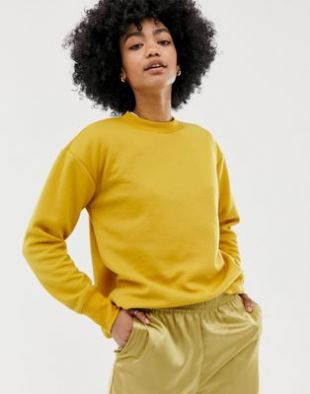Warehouse - Sweat-shirt - Moutarde | ASOS