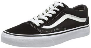 Vans Old Skool Unisex Adults' Low-Top Trainers (7.5 M US, Black/White)