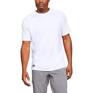 Under Armour Men Tech Polo Tech Polo Short SleeveT-Shirt, White (White/White), Medium