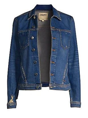 Celine Distressed Denim Jacket