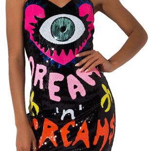Label In My Dreams Mini Dress.
