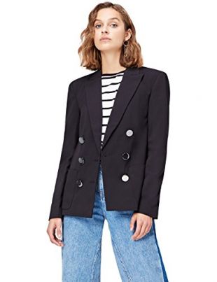Amazon Brand - find. Women's Jacket in Double-Breasted Blazer