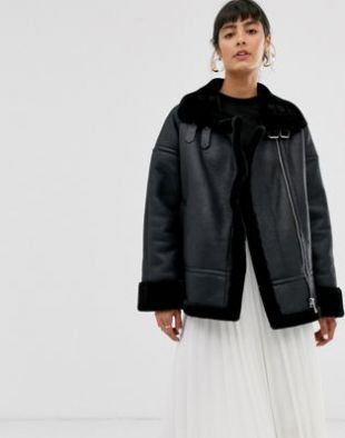 Whistles - Ultimate - Perfecto en fausse fourrure | ASOS