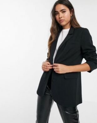 Blazer Noir Warehouse Taille UK 6 - Pour Le Travail Et Les Affaires - Style John Lewis
