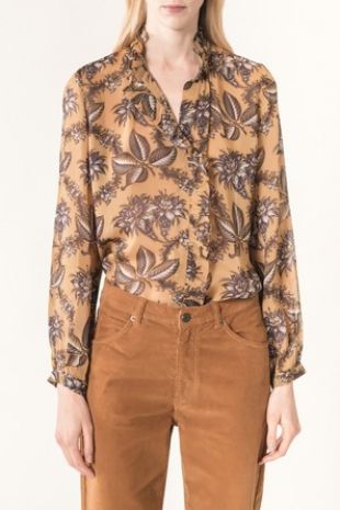 Blouse en georgette viscose imprimé S
