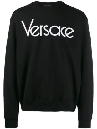 Sweat à Logo Brodé Versace