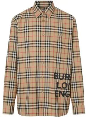 Burberry - Chemise Oversize à Carreaux Burberry