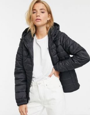 New Look - Doudoune légère - Noir | ASOS