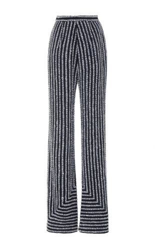 Embellished Wide Leg Trousers