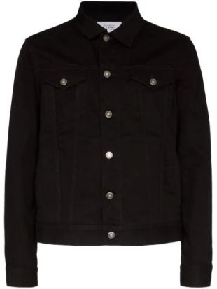 Veste En Denim à Logo Brodé Givenchy